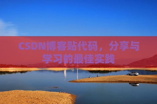 CSDN博客贴代码，分享与学习的最佳实践